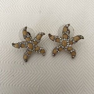 Starfish post earrings